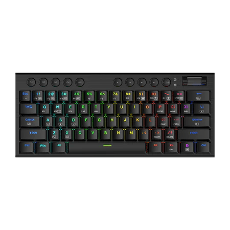 Redragon K632 Pro 60% Wireless RGB Mechanical Keyboard, Bluetooth/2.4Ghz/Wired Tri-Mode Ultra-Thin Low Profile Gaming Keyboard w/No-Lag Connection, Dedicated Media Control & Linear Red Switch Redragon K632 Pro 60% Wireless RGB Mechanical Keyboard, Bluetooth/2.4Ghz/Wired Tri-Mode Ultra-Thin Low Profile Gaming Keyboard w/No-Lag Connection, Dedicated Media Control & Linear Red Switch